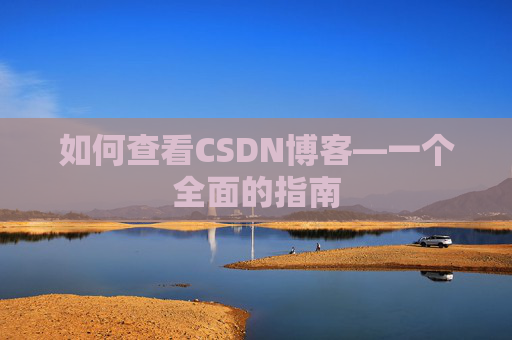 如何查看CSDN博客—一个全面的指南